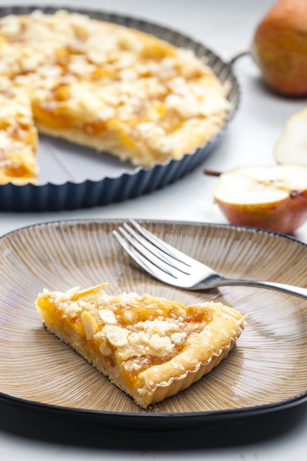 Still Life of Fruit Cake with Almonds Stock Image Image of gastronomy