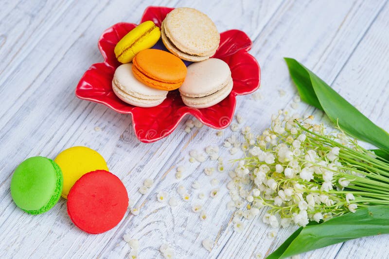 Still life with macaroons