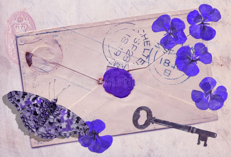 Still Life: Memories of Violet royalty free stock photos