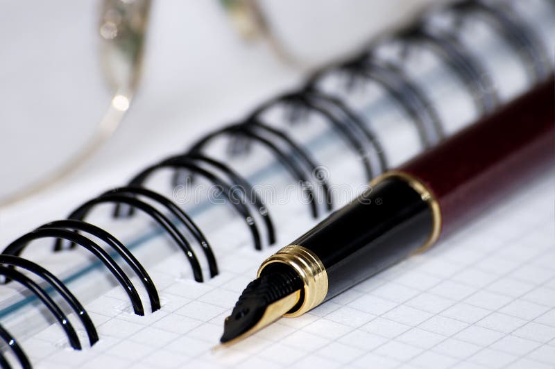 Download Still-life With A Notebook. Stock Photo - Image of documents, instructions: 457422