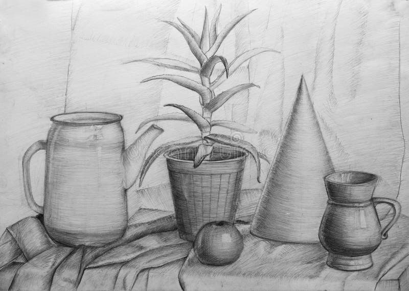 Pencils Art Drawing Royalty Free Photo