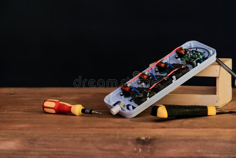 Still life repair tool on table stock photo Still life repair tool on table stock photo