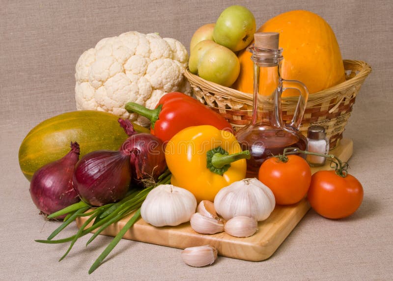 Still-life with vegetables