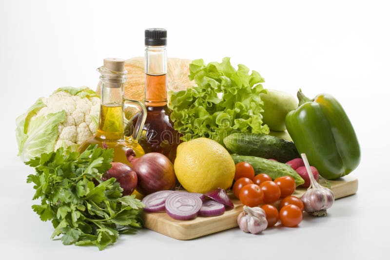 Still-life with vegetables.