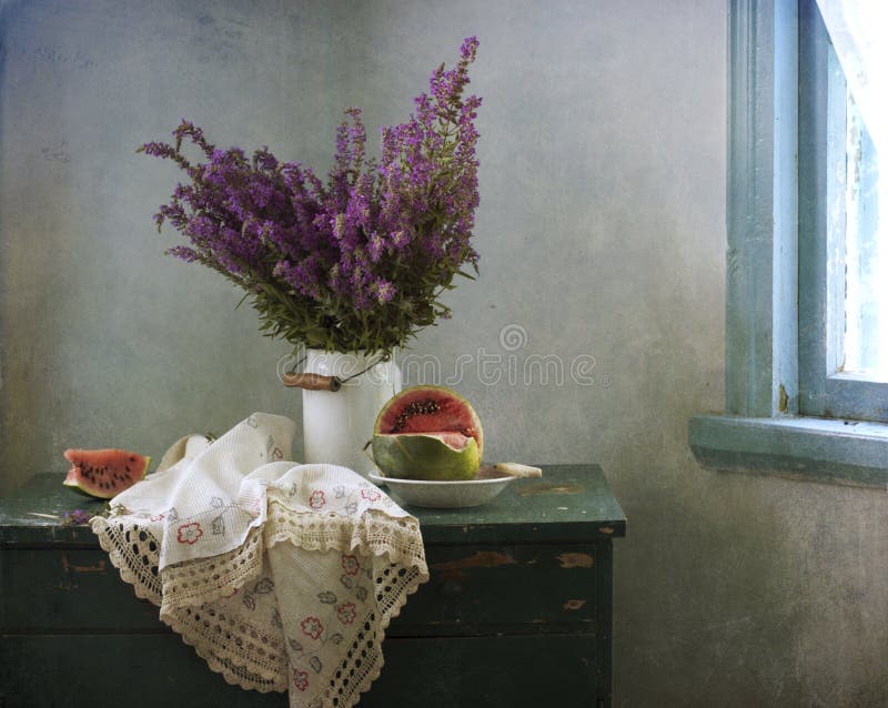 Still life at a window