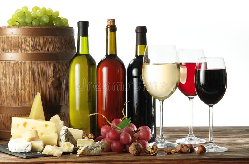 Still-life with wine, cheeses and fruits. royalty free stock images Still-life with wine, cheeses and fruits. royalty free stock images