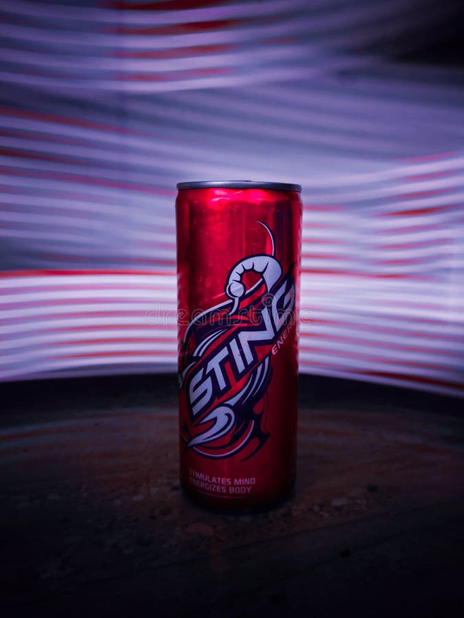 Sting energy drink editorial photo. Image of beer, purple 220183761