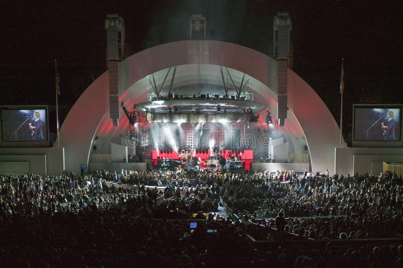 Sting performing at the newly renovated Hollywood Bowl, Hollywood, California