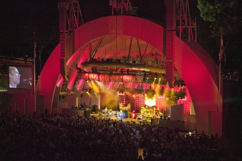 Sting performing at the newly renovated Hollywood Bowl, Hollywood, California