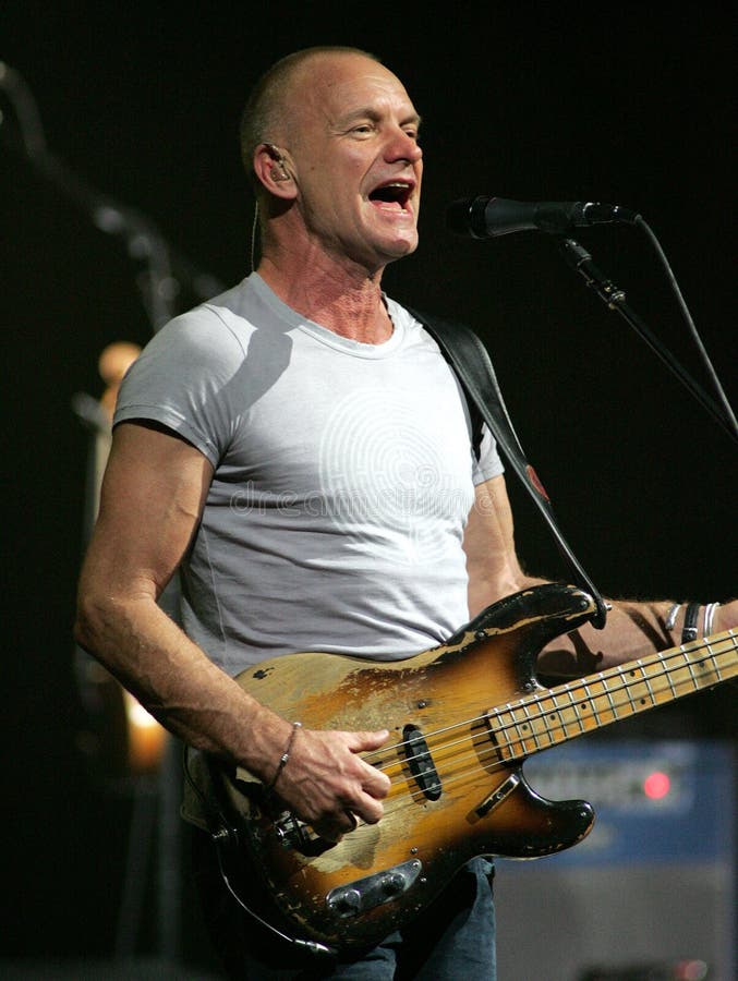 Sting Performs in Concert editorial stock image. Image of singer