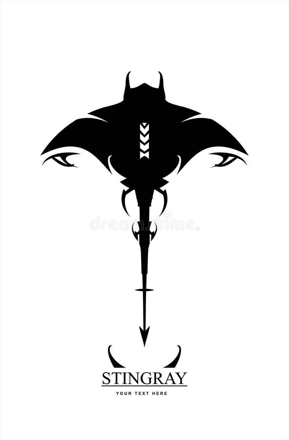 Stingray, manta. vector illustration