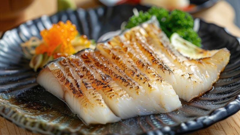 Stingray wings. Traditional dish of Japan AI. Stingray dish stock images, royalty-free photos and pictures