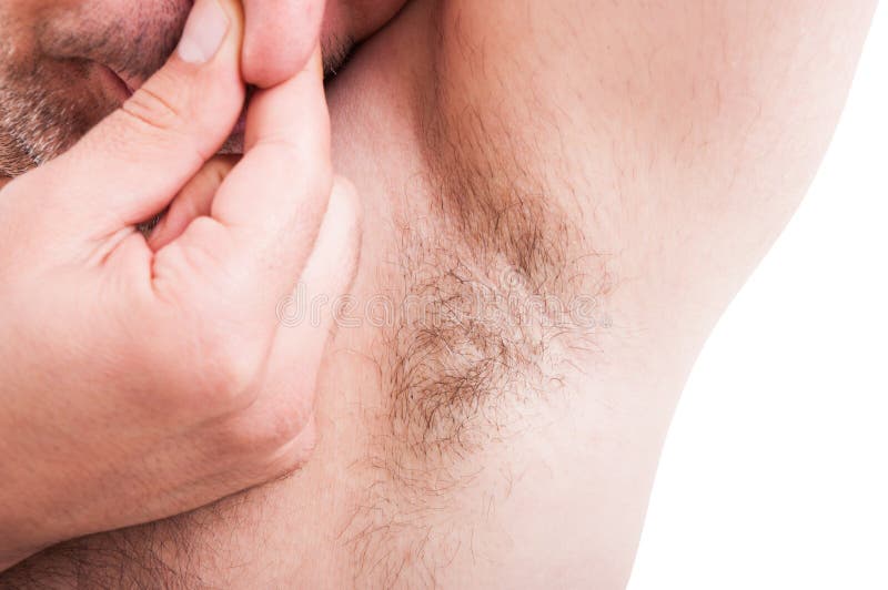 Stinky Mann underarm oder Achselhöhle lizenzfreies stockfoto Stinky Mann underarm oder Achselhöhle lizenzfreies stockfoto