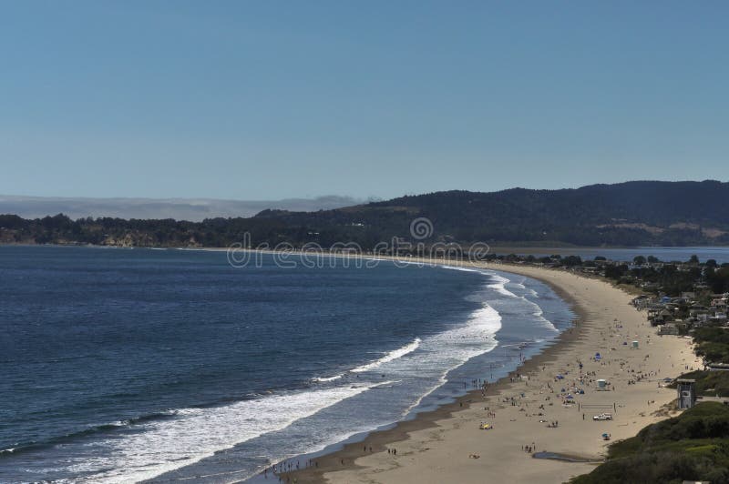 Stinson Beach, Bolinas Bay, California Stock Photo Image of