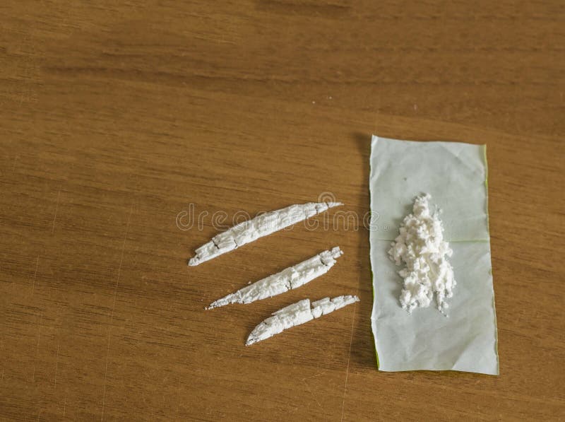 Stipes of cocaine stock photo. Image of trade, crack 56085634