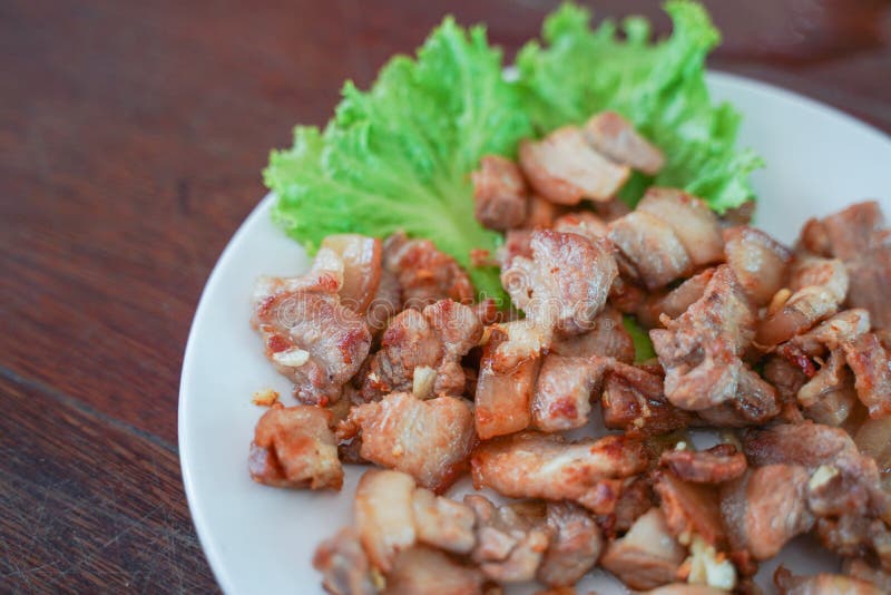 Stir Fired Pork with Fish Sauce Stock Photo Image of cuisine, fried