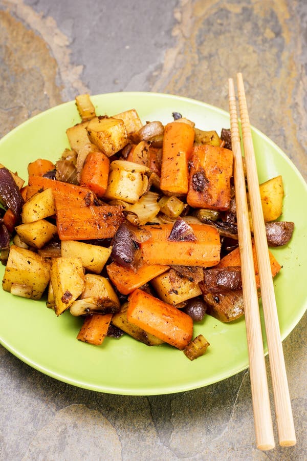 Stir Fried Vegetables stock image. Image of stir, healthy - 159744609