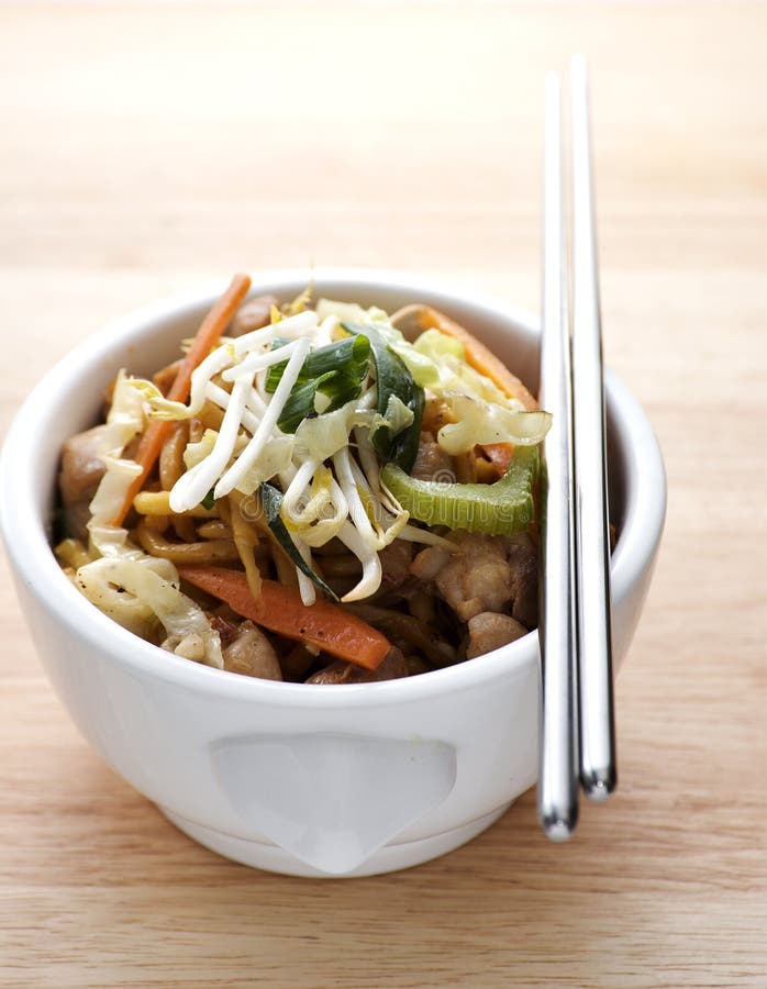 Stir Fried Chicken Noodles