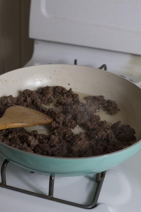 Stir Fried Ground Beef stock image. Image of fresh, meals - 111106923