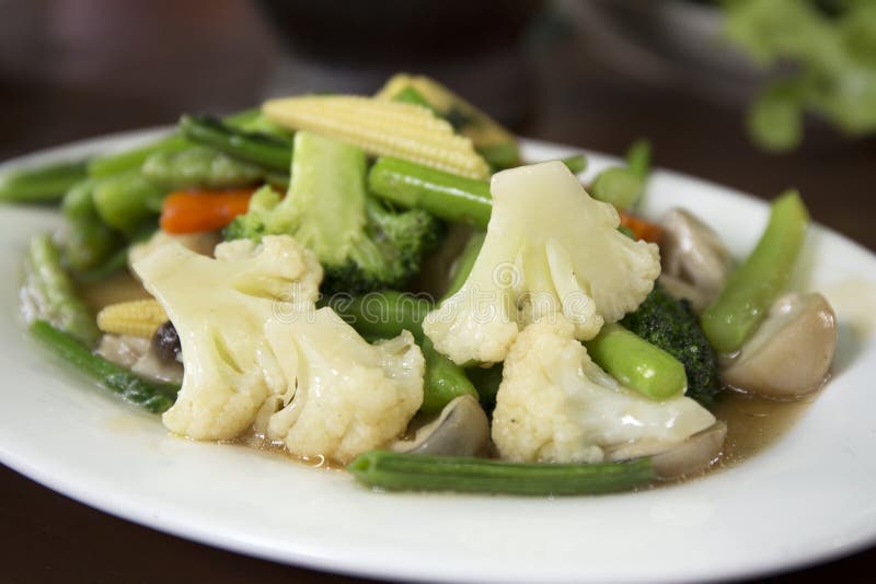 Stir fried mixed vegetable stock image. Image of delicious - 47836131