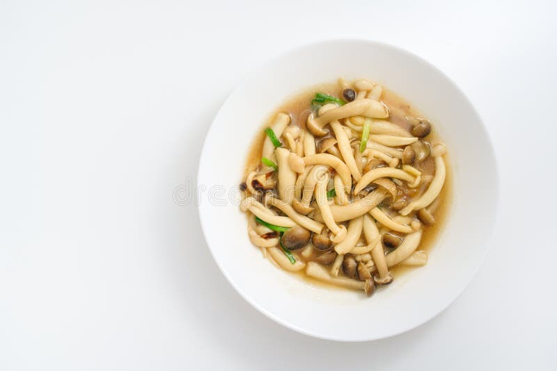 Stir-fried Mushroom with Oyster Sauce Stock Photo - Image of vegan