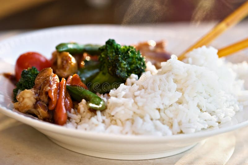 Stir Fried Vegetables and Chicken Stock Photo - Image of lunch, cooked