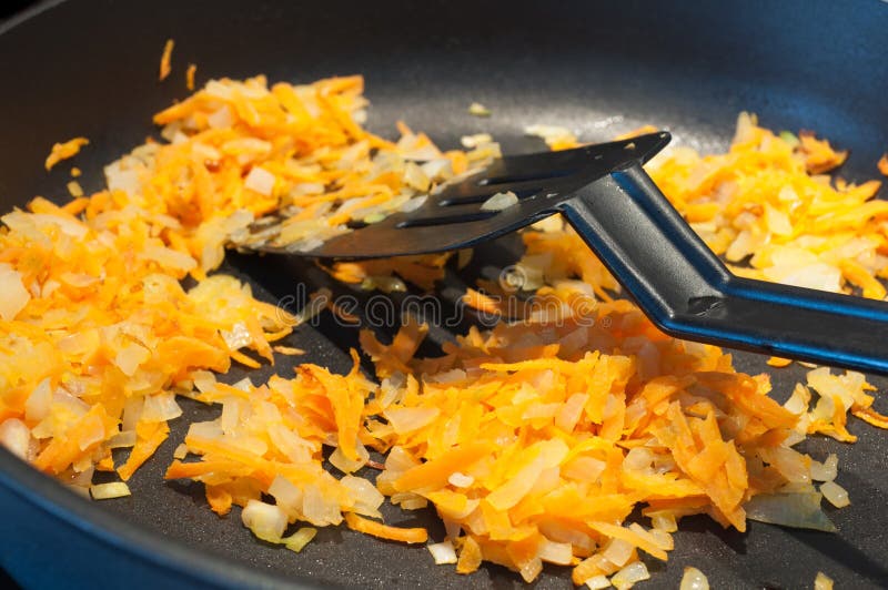Stir fry cooking in wok stock photo. Image of gourmet - 24729938