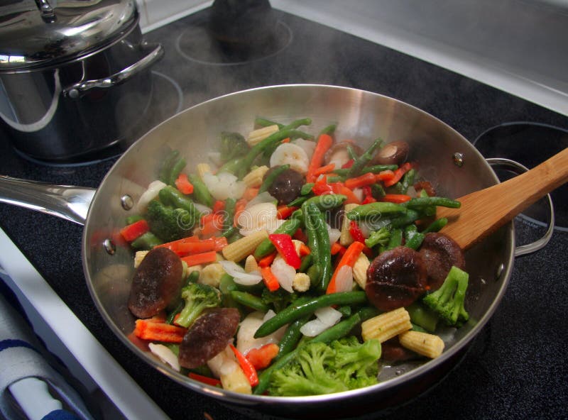 Stir Fry stock image. Image of kitchen, ingredients, stir 561693