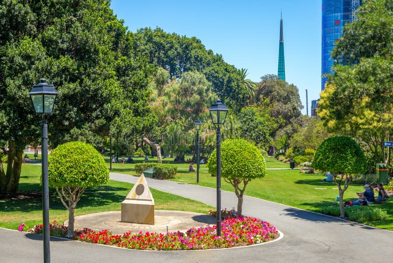 Stirling Gardens In Perth Western Australia Stock Photo Image