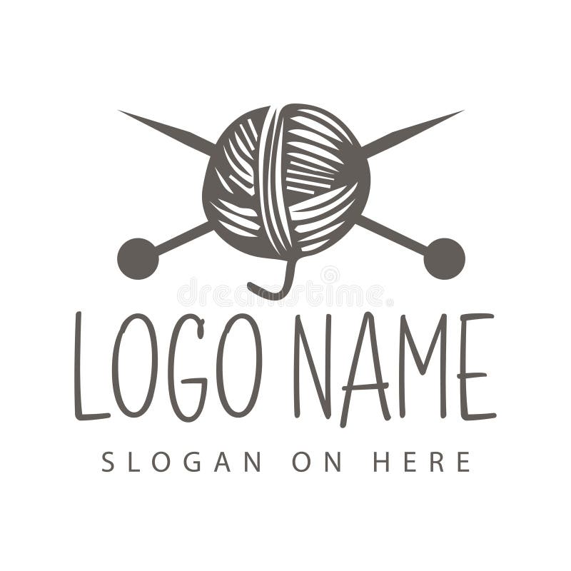 Stitching Logo Design Template Stock Illustration - Illustration of ...