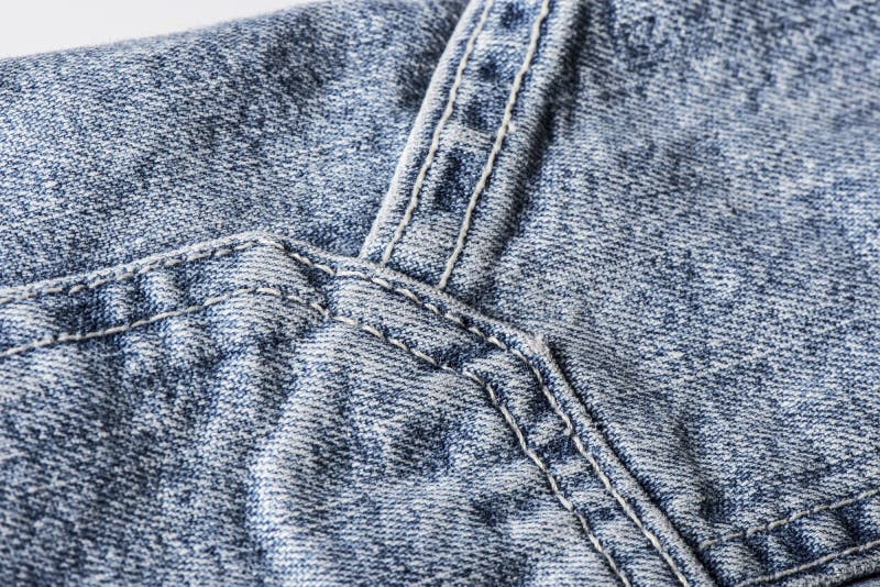 Stitching of blue jeans stock image. Image of trousers 60830491