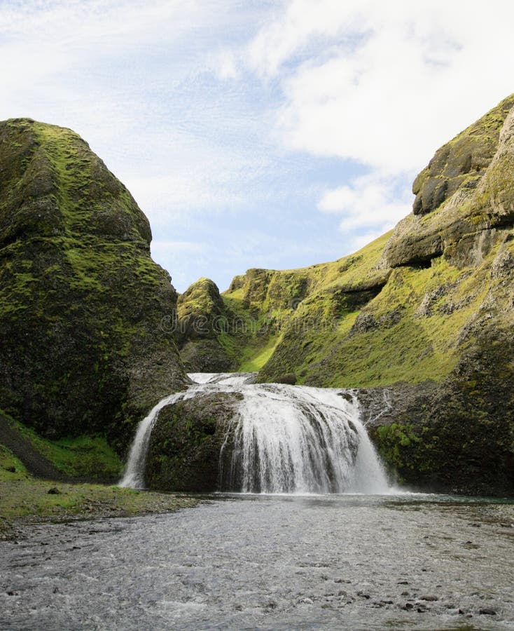 Stjornarfoss falls Iceland