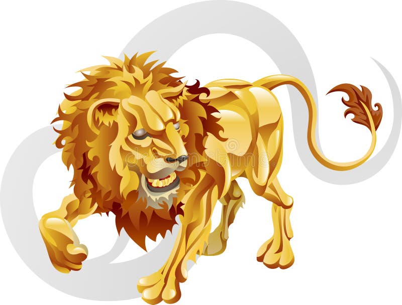 stjärna för leo liontecken vektor illustrationer stjärna för leo liontecken vektor illustrationer