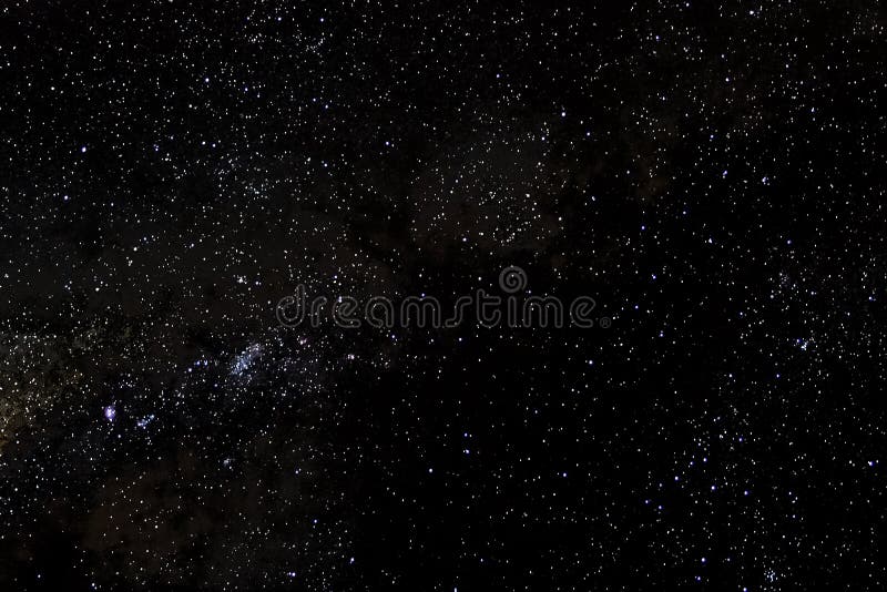 Stjärnor och bakgrund för universum för natt för galaxyttre rymdhimmel svart stjärnklar, starfield