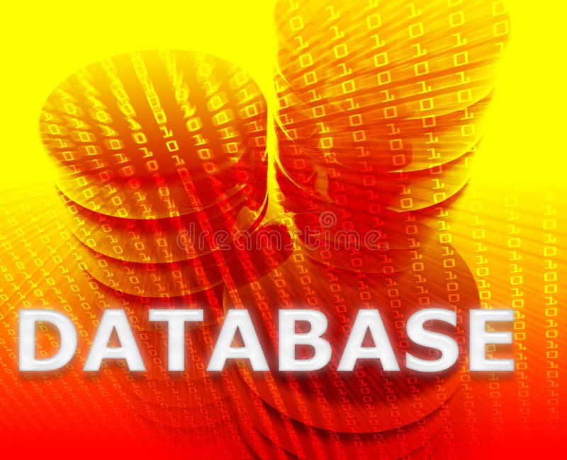 Stocare date bază stock illustration