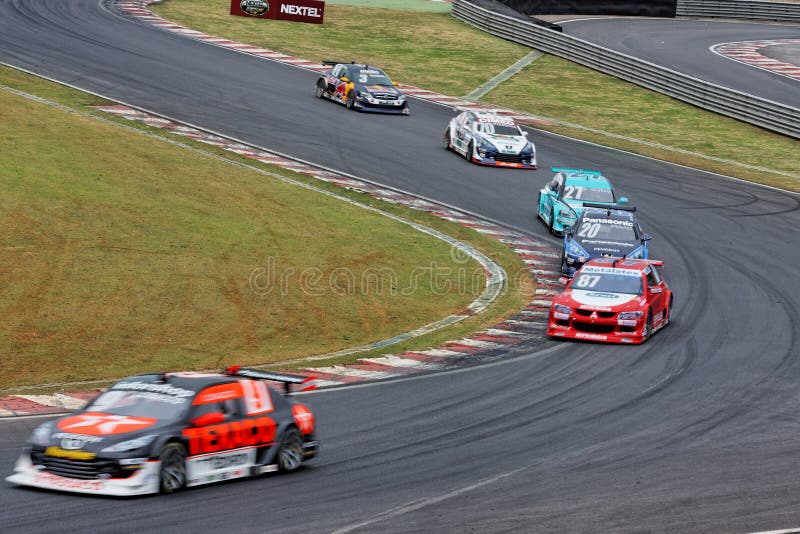 Stock Car Race Interlagos Sao Paulo Brazil Editorial Image - Image of prix, wheels: 7461669