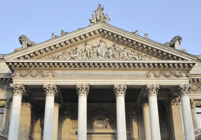 Stock-exchange gable, brussels