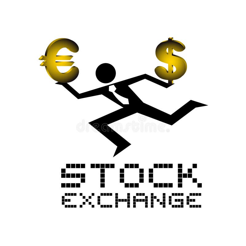 Stock exchange symbol stock illustration. Illustration of comercial