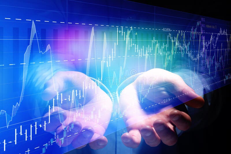 Stock Exchange Trading Data Information on a Technology Interface