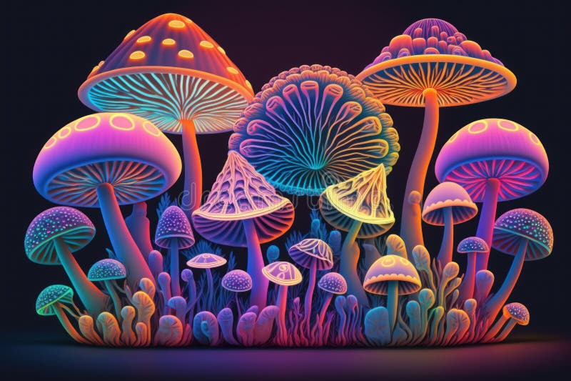 psilocybin mushrooms art