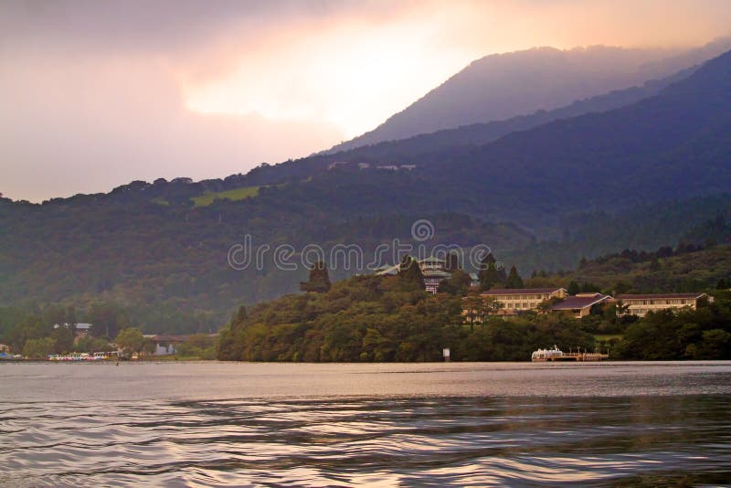 Stock image of Lake Hakone, Japan stock photos Stock image of Lake Hakone, Japan stock photos