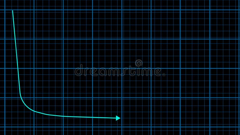 Stock market animated graphic. Stock price chart.