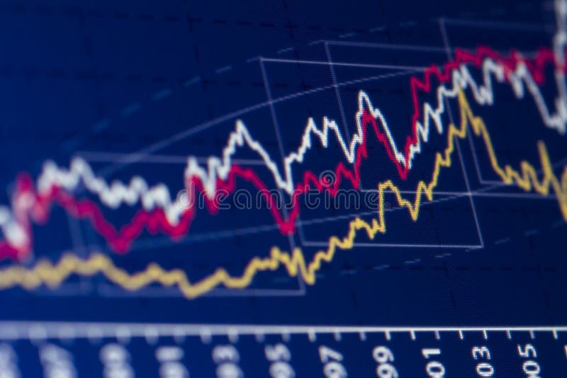Stock Market Chart stock photo
