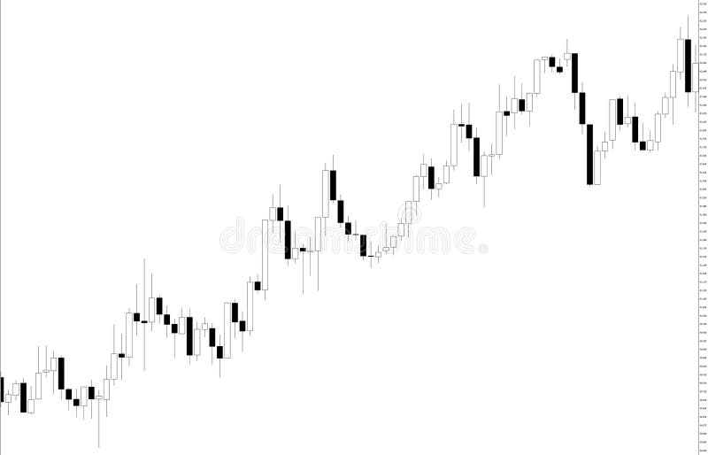 Stock market graph vector illustration