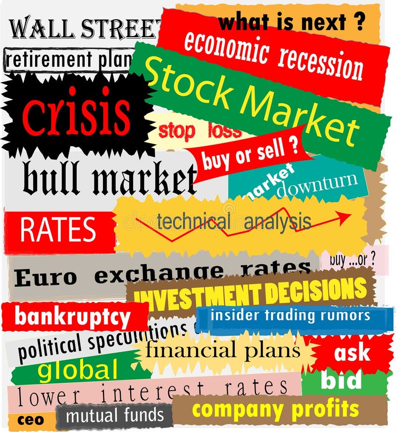 STOCK MARKET HEADLINES visual data 3