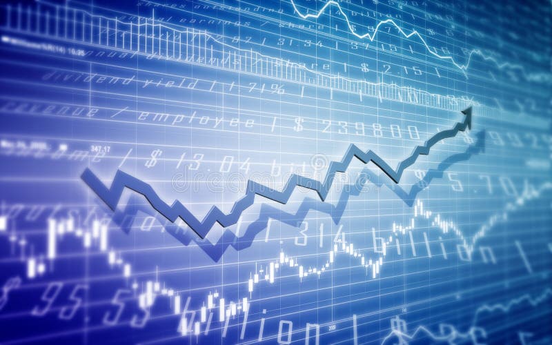 Stock market illustration vector illustration