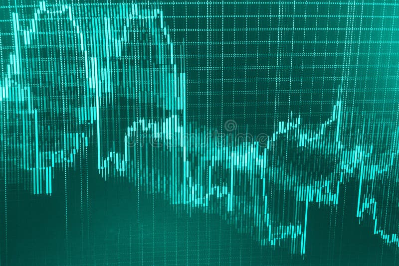 Stock market quotes graph. stock illustration. Illustration of