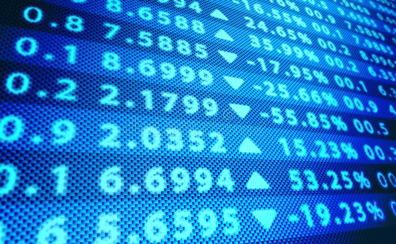 Stock Market Screen stock illustration