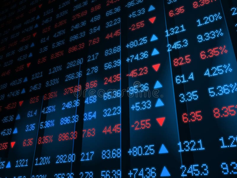 Stock Market Ticker vector illustration