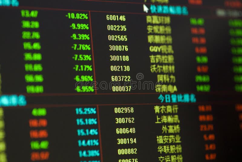 China stock market crash editorial photo. Image of brokerage 51177271